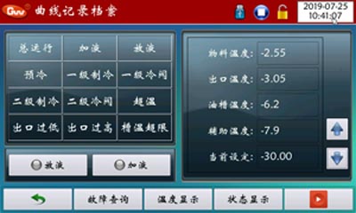 高低溫一體機曲線記錄檔案